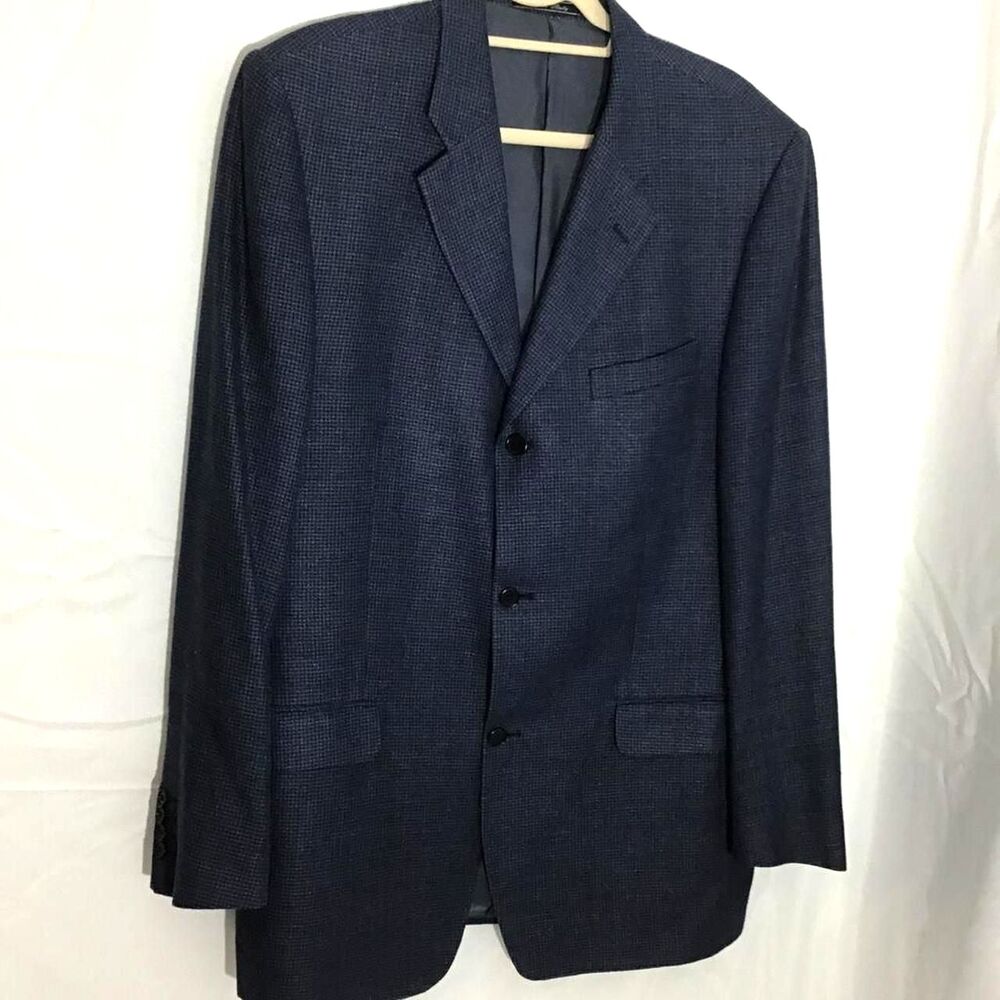 Bachrach Men's Blue and Navy Tailored-jackets